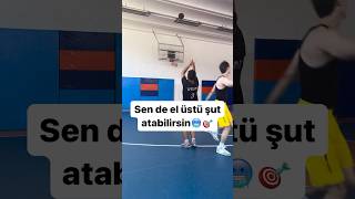 🏀El üstü şut antrenmanı📚💪 basketball basketbolarena basketbol basketboll nba shooter [upl. by Annat501]