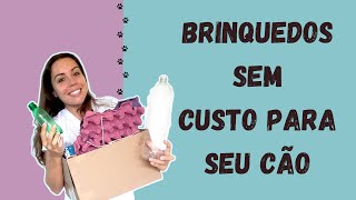 Brinquedo sem custo para seu cão Como fazer brinquedo para cachorro com material reciclável [upl. by Edmond]