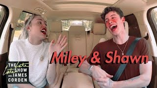 Shawn Mendes amp Miley Cyrus Carpool [upl. by Chase]