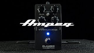 Ampeg Classic Analog Bass Preamp Pedal  Gear4music demo [upl. by Stig]