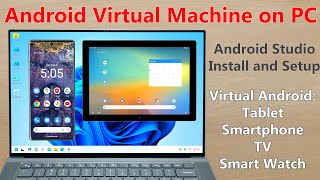 Android Studio Virtual Machine on Windows PC Install and Setup Tutorial [upl. by Tremain547]