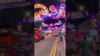 Dipawali festival సింగపూర్ లో Little India singaporetreding diwali hindufestival trending [upl. by Nnaycnan]