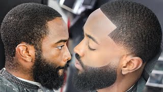 HE PAID 300 FOR THIS PERFECT HAIRCUT LOW BALD TAPER FADED BEARD HAIRCUT TUTORIAL [upl. by Htor]