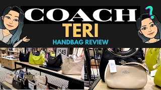 COACH TERI BAG REVIEW ❗❗❗ NEW at Coach Coach Addicts Coach Handbags COACH TERI SHOULDER BAG REVIEW [upl. by Merritt]