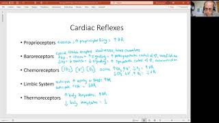 Biology 2020 The Heart Cardiac Reflexes Video 12 [upl. by Doughty]