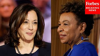 Shes Ready Shes Experienced Barbara Lee Praises Vice President Kamala Harris [upl. by Haughay98]