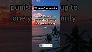 California Laws to Know Failure to Provide Workers Compensation May Result in a Misdemeanor [upl. by Sedgewake]