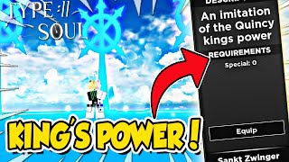 Type Soul NEW How To Get Sankt Zwinger Quincy Kings Power Showcase  Full Guide CODE [upl. by Lunneta]