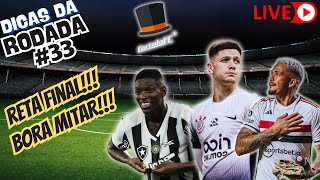 LIVE DA RODADA 33 CARTOLA FC 2024 SAVARINO IGOR JESUS E LUIS HENRIQUE 🔥 [upl. by Aztiley]