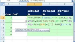 Excel Magic Trick 435 Extract Duplicate Records with Formula [upl. by Nnoved]