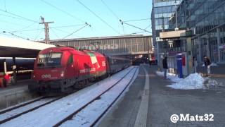 München Hauptbahnhof  EC83 nach Verona Porta Nuova  23012017 [upl. by Seana]