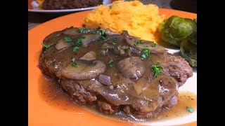 Salisbury Steak with Mushroom Gravy Recipe  Episode 291 [upl. by Dorison]