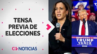 TENSAS HORAS PREVIAS de Eleciones en EEUU Esto es lo que dicen las encuestas sobre Harris y Trump [upl. by Nahtam224]