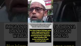 IMIGRAN ROHINGYA MINTA DIRINYA DAN KELUARGANYADI JADIKAN WARGA NEGARA INDONESIA [upl. by Yzus]