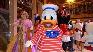 Disney Magic Cruise quotTill We Meet Againquot Character Goodbye with Captain Mickey Donald Duck [upl. by Yro]