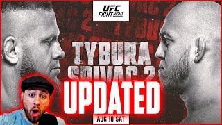 UFC Vegas 95 Tybura vs Spivac 2 Predictions amp Betting Breakdown  Late Night Live [upl. by Anabahs216]