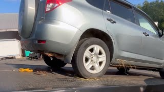 How to unload a vehicle stuck in park  parking brake stuck on [upl. by Aneez]