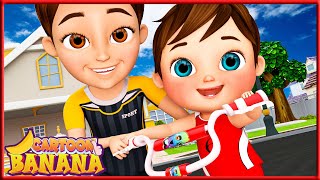 Brotherly Adventures｜Nursery Rhymes amp Kids Songs｜Banana Cartoon  Play And Learn [upl. by Annairba548]