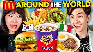 We Try The Best Food From International McDonalds [upl. by Ahsita]