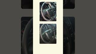 Restored discolored steering wheel to new leather upholstery using 100 genuine leather [upl. by Elokyn406]