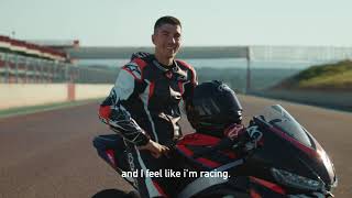 Aprilia RS 457  Track test by Maverick Viñales 🚀  RS 457 Test Ride Review by Maverick Viñales [upl. by Leinadnhoj]