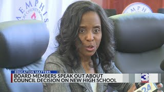 MSCS board member says shes ticked off after city votes down Cordova school site [upl. by Edrahs]