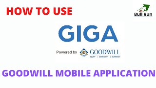 HOW TO USE GOODWILL NEW GIGA MOBILE APPLICATION MOBAPP STOCKMARKET BULLRUN GIGA giga [upl. by Avram]