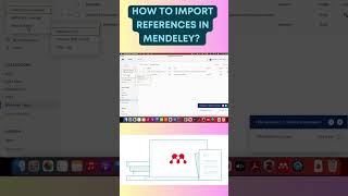 How to import references into the new Mendeley reference manager mendeley research citation [upl. by Yretsym666]