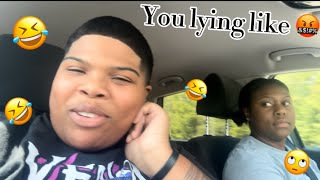 LYING TO GET MY ￼SISTER REACTION 🤣 funny subscribe likeforlike like [upl. by Garwood]