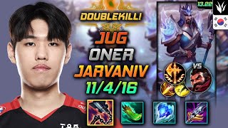 Jarvan IV Jungle Build Oner Goredrinker Conqueror  LOL KR Master Patch 1322 [upl. by Doretta840]