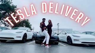 TAKING DELIVERY OF OUR TESLA 2023  Tesla Model 3 Delivery Experience  Tesla Delivery Vlog [upl. by Ydnyc]