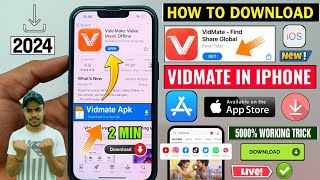 📲 How To Download Vidmate In iPhone  Vidmate Download In iPhone  Vidmate Install In iPhone amp iOS [upl. by Erodavlas]