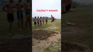 Long jump commando assam police commando longjumppractice [upl. by Losiram]