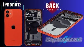 iPhone 12 Product Red BACK HOUSING REPLACEMENT [upl. by Enobe]