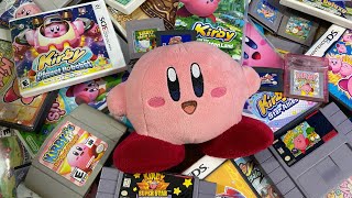 My ENTIRE KIRBY GAME COLLECTION HAPPY 30TH ANNIVERSARY KIRBY [upl. by Pruter]