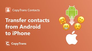 How to transfer contacts from Android to iPhone [upl. by Gaut]