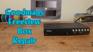 Goodmans GDR11 Freeview Box Repair [upl. by Eenad]