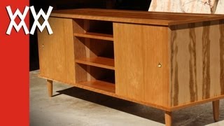 Build a 50s style credenza  TV cabinet [upl. by Eleanora]