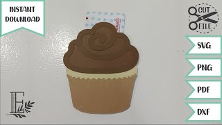 How to make a Cupcake Gift Card Holder [upl. by Hawken]