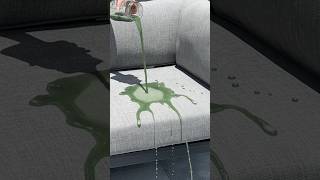 Staining my couch with GREEN juice Did I just ruin it [upl. by Annirok355]