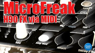 MicroFreak Experimental Eventide H90 amp H9 controlled by midi [upl. by Clayborne]