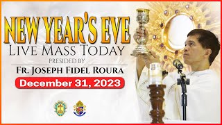 SUNDAY LIVE MASS TODAY DECEMBER 31 2023  FEAST OF THE HOLY FAMILY  Rev Fr Joseph Fidel Roura [upl. by Zenitram]