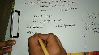 Sampling Distribution of Sample Proportion HindiUrdu [upl. by Radman]