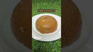 Millet Halwa 🔥🥣easycooking healthyfood viral dessert millet halwa nosugar [upl. by Analeh296]