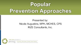 Popular Prevention Approaches [upl. by Belen]