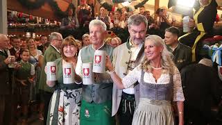 Münchner Oktoberfest Ozapft is WiesnAnstich 2024 [upl. by Asek81]