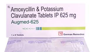 amoxicillin and potassium clavulanate tablet IP 625 mg  Augmed 625 mg Tablet in hindi [upl. by Senalda]