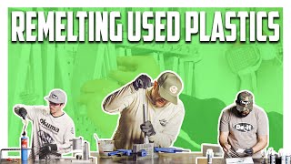 Remelting Used Plastics [upl. by Nevear]