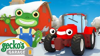 Trevor The Tractor Song  Geckos Garage Songs｜Kids Songs｜Trucks for Kids [upl. by Melodee]