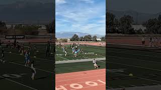 Fake handoff underneath route amp up the sideline 🏈 flagfootball [upl. by Henriha]